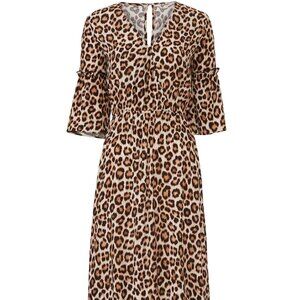 Just Female - Leopard Mathieu Dress - XS